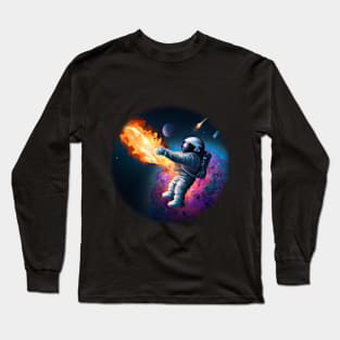 Destroy astronaut Long Sleeve T-Shirt